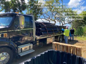 Acarreo de equipo pozo septico y sistema de filtracion(3)